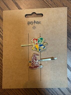 Harry Potter Warner Bros. Gold-Tone Hair Clips - Metallic